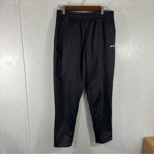 Avia Black Joggers with Tapered Fit and Elastic Waistband